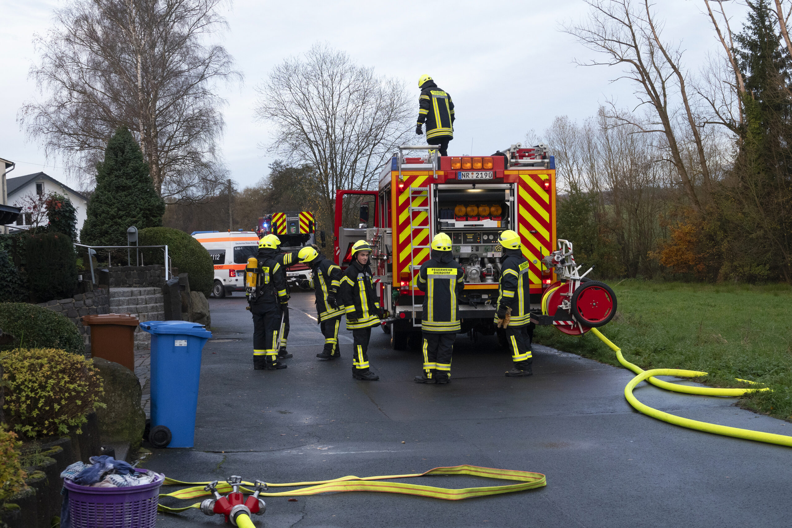 Zimmerbrand In Dierdorf - Feuerwehr112.tv